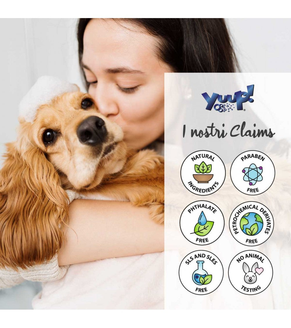 Yuup! Shampoo Manti Lunghi 250ml - Shampoo per Cani Yuup! Shampoo Manti Lunghi 250ml - Shampoo per Cani